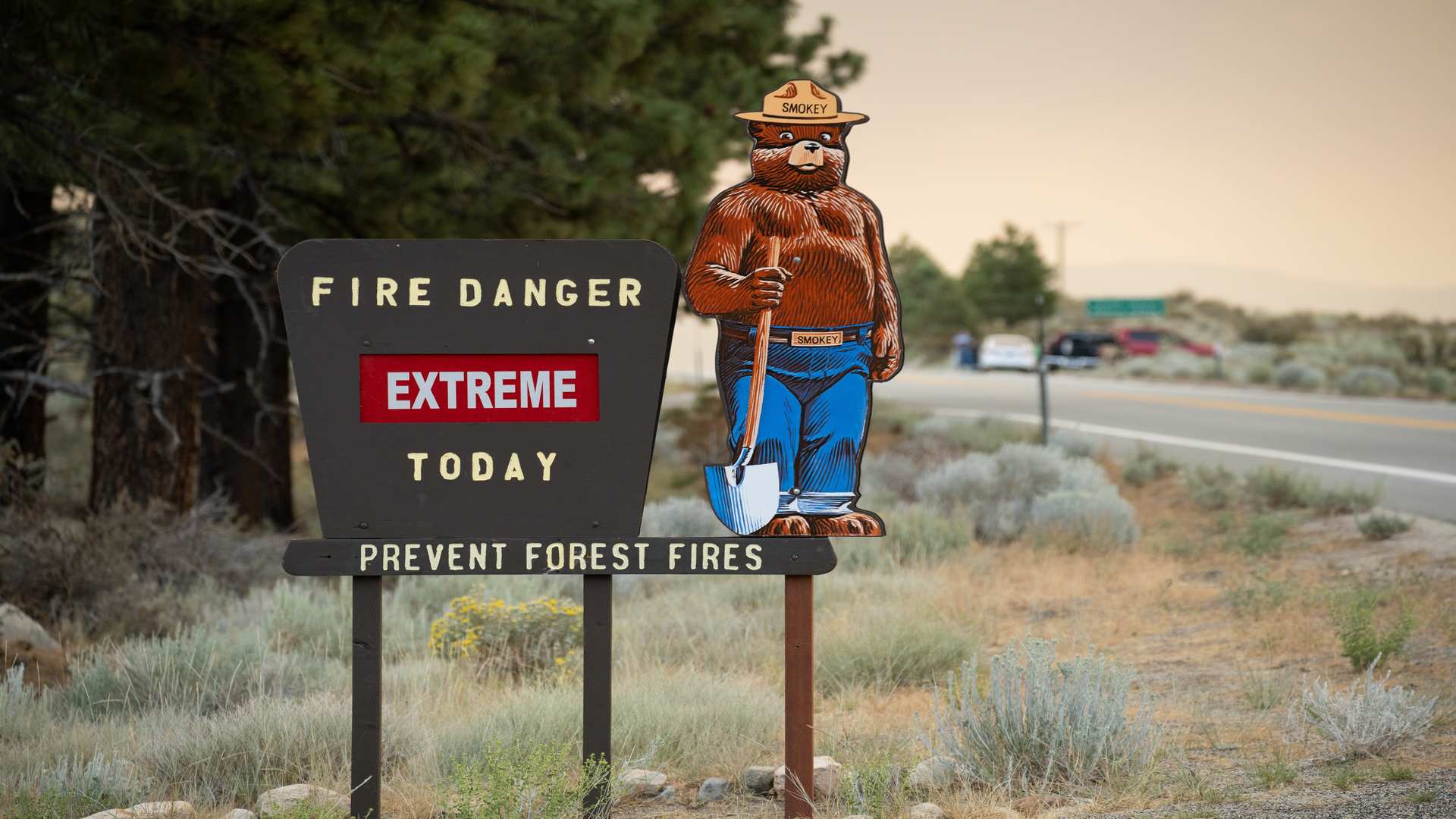 Alpine,County,,Ca,Usa,-,July,17,2017:,Smoky,The