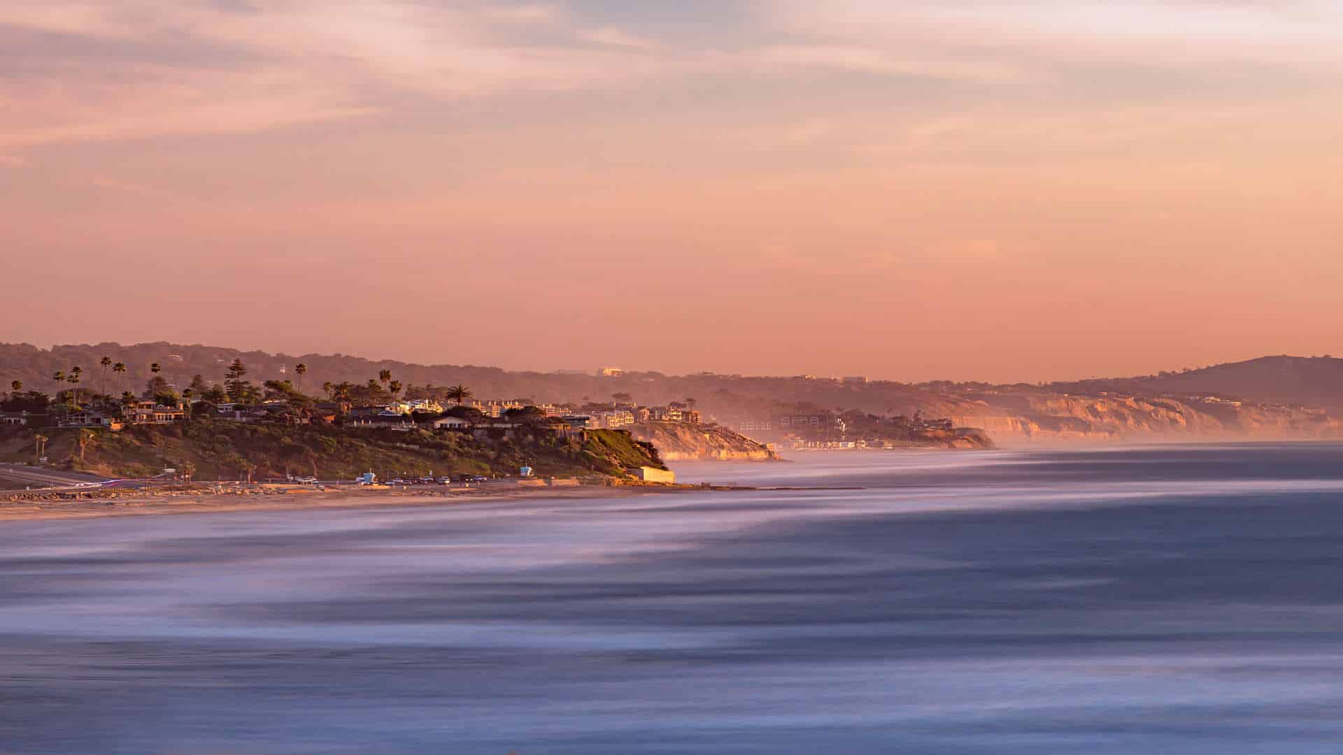 January,Sunset,In,Solana,Beach